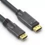 Adaptador de cable de vídeo PureLink PI5110-100 10 m DisplayPort HDMI negro