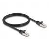 Cable DeLOCK RJ50 conector macho a conector macho S/FTP 1 m negro
