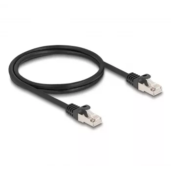 Cable DeLOCK RJ50 conector macho a conector macho S/FTP 1 m negro