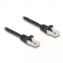 Cable DeLOCK RJ50 conector macho a conector macho S/FTP 1 m negro