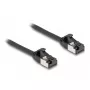 Cable de red DeLOCK RJ45 conector macho a macho Cat.8.1 1 m negro