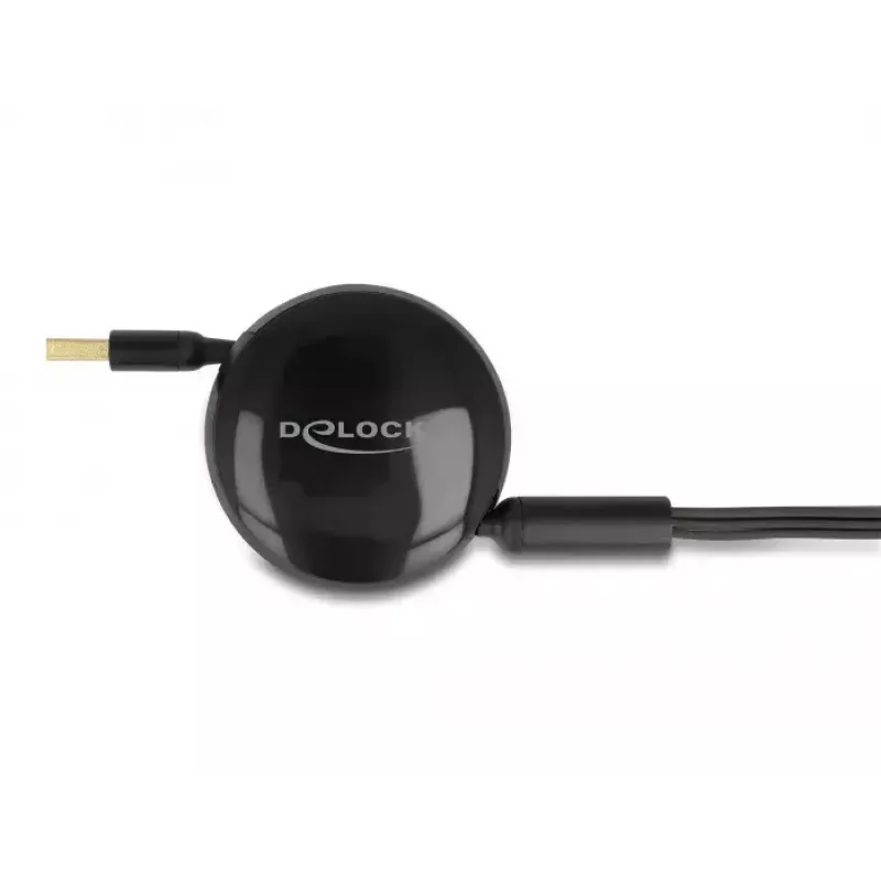 Cable de carga enrollable 3 en 1 DeLOCK Micro USB 2 x USB Type-C 1,13 m