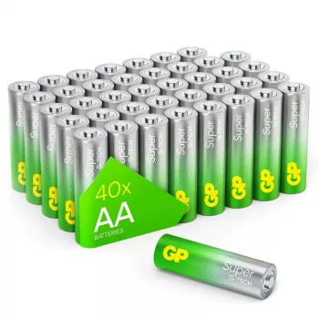 Pila desechable GP Batteries 03015AETA-B40 AA alcalina