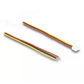Cable de conexión DeLOCK para módulos de cámara de 3 pines V8 10 cm negro rojo amarillo