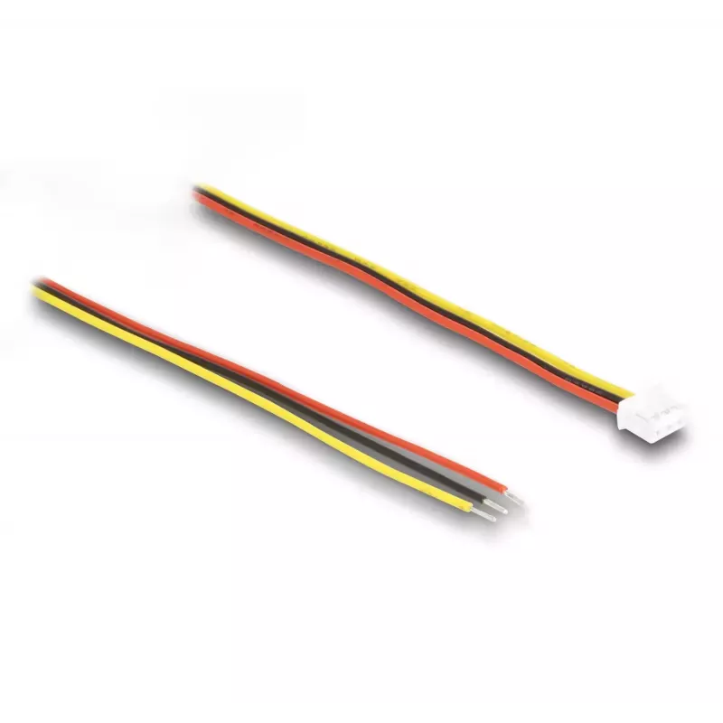 Cable de conexión DeLOCK para módulos de cámara de 3 pines V8 10 cm negro rojo amarillo