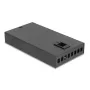 Cable de red DeLOCK caja de terminación de fibra óptica de sobremesa 8 puertos SC Simplex negro