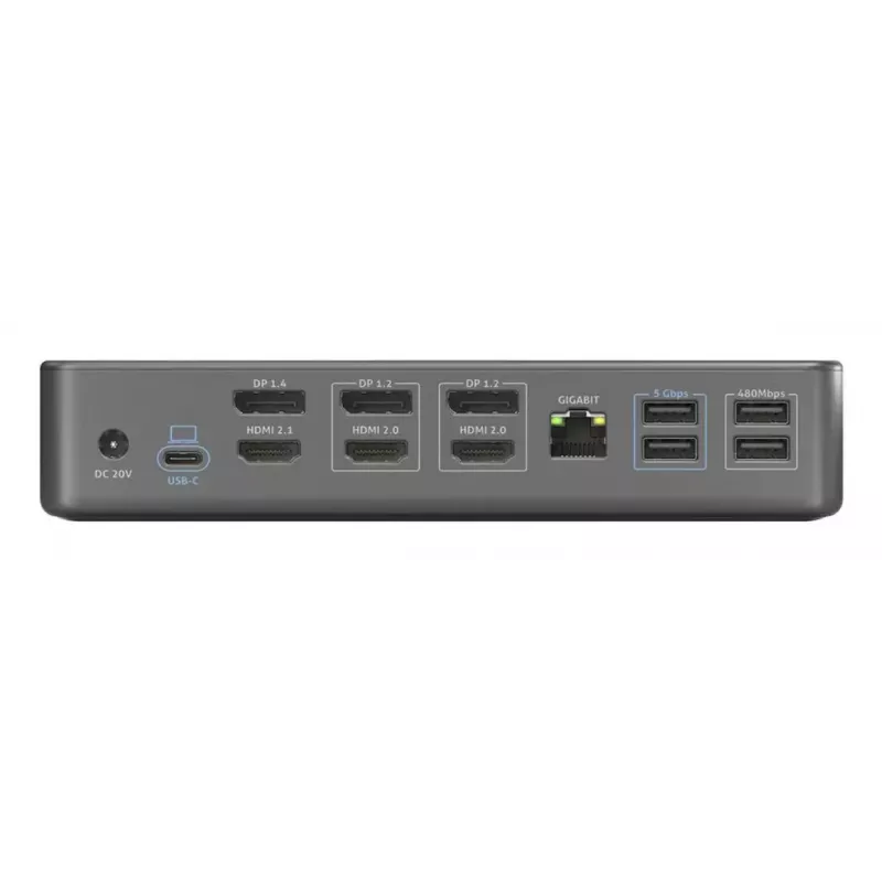 Estación de acoplamiento PureLink VL-D230DL USB 3.2 Gen 2 Type-C gris con cable