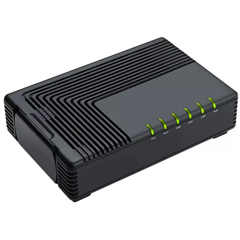 Auerswald 90088 adaptador de terminal analógico (ATA) de 2 puertos, VoIP, fax