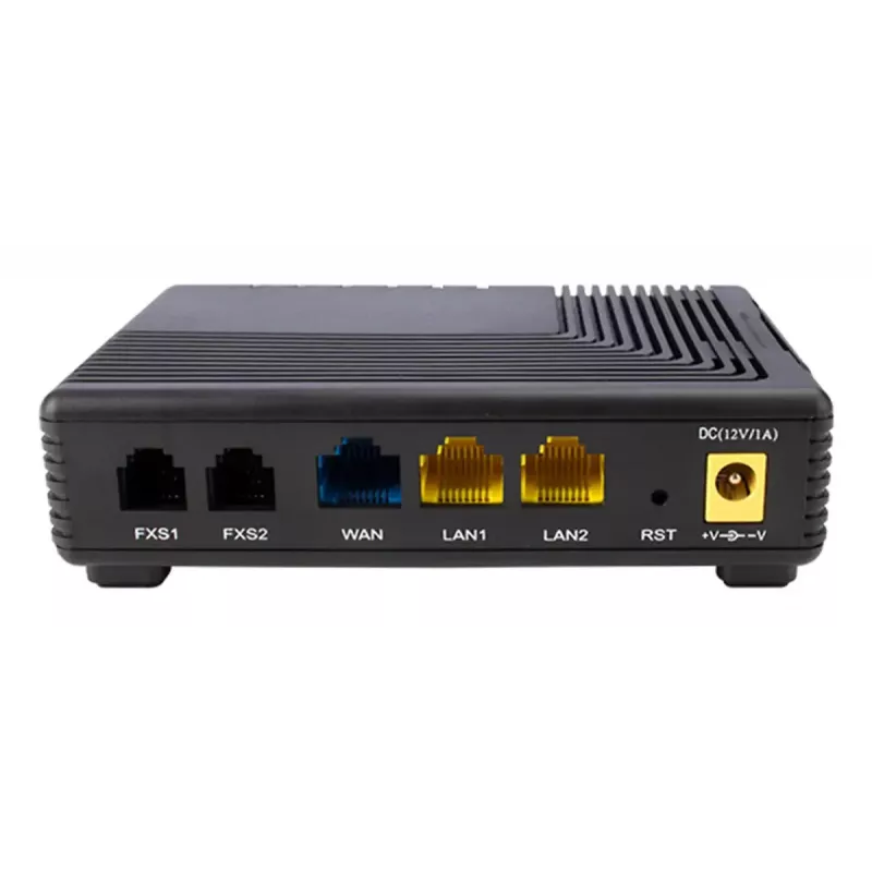 Auerswald 90088 adaptador de terminal analógico (ATA) de 2 puertos, VoIP, fax