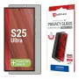 Protector de pantalla con privacidad Displex (10H) para Samsung Galaxy S25 Ultra, marco de montaje Eco, filtro de privacidad