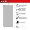 Protector de pantalla con privacidad Displex (10H) para Samsung Galaxy S25 Ultra, marco de montaje Eco, filtro de privacidad