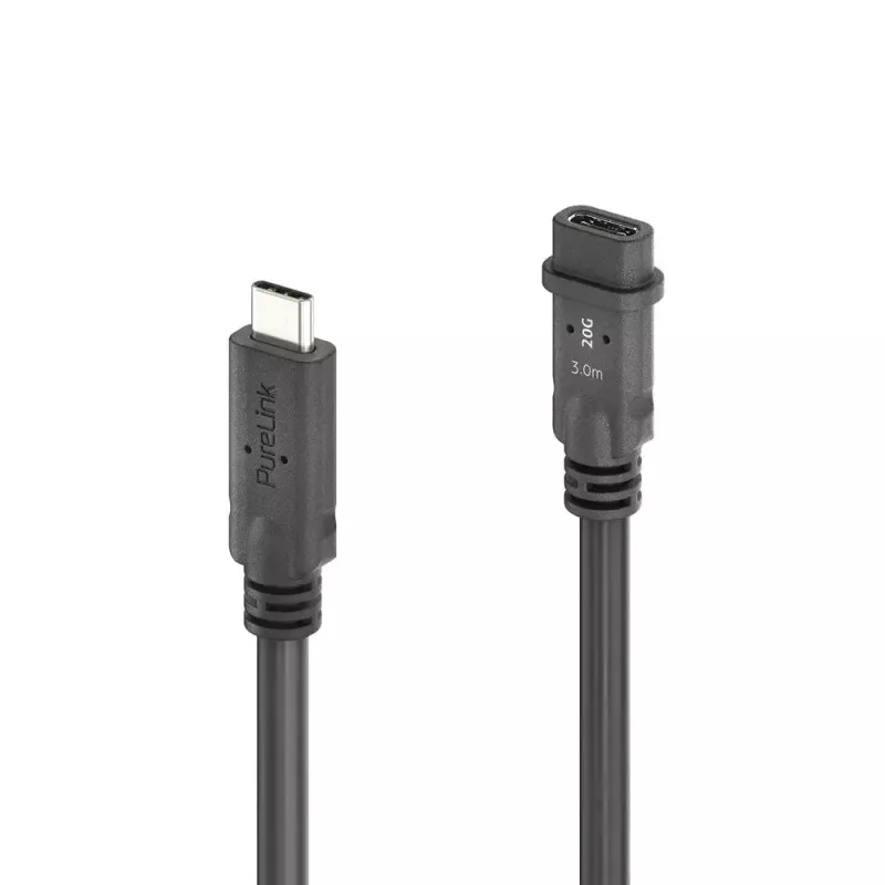 Cable USB PureLink PI6630-030 USB4 Gen 2x2 3 m USB C Negro