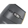 Ratón BakkerElkhuizen FastForward, para diestros, diseño vertical, óptico, RF Wireless + Bluetooth + USB Type-C, 500 DPI, gris