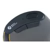 Ratón BakkerElkhuizen FastForward, para diestros, diseño vertical, óptico, RF Wireless + Bluetooth + USB Type-C, 500 DPI, gris