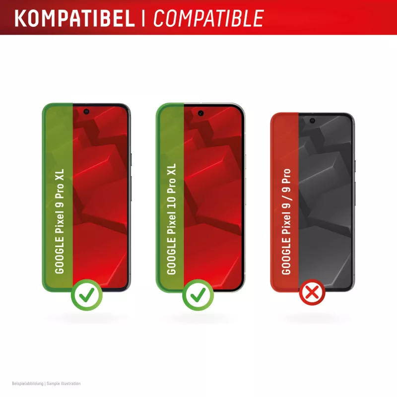Protector de pantalla Displex (10H) para Google Pixel 9 Pro XL, Pixel 10 Pro XL, marco de montaje Eco, resistente a arañazos