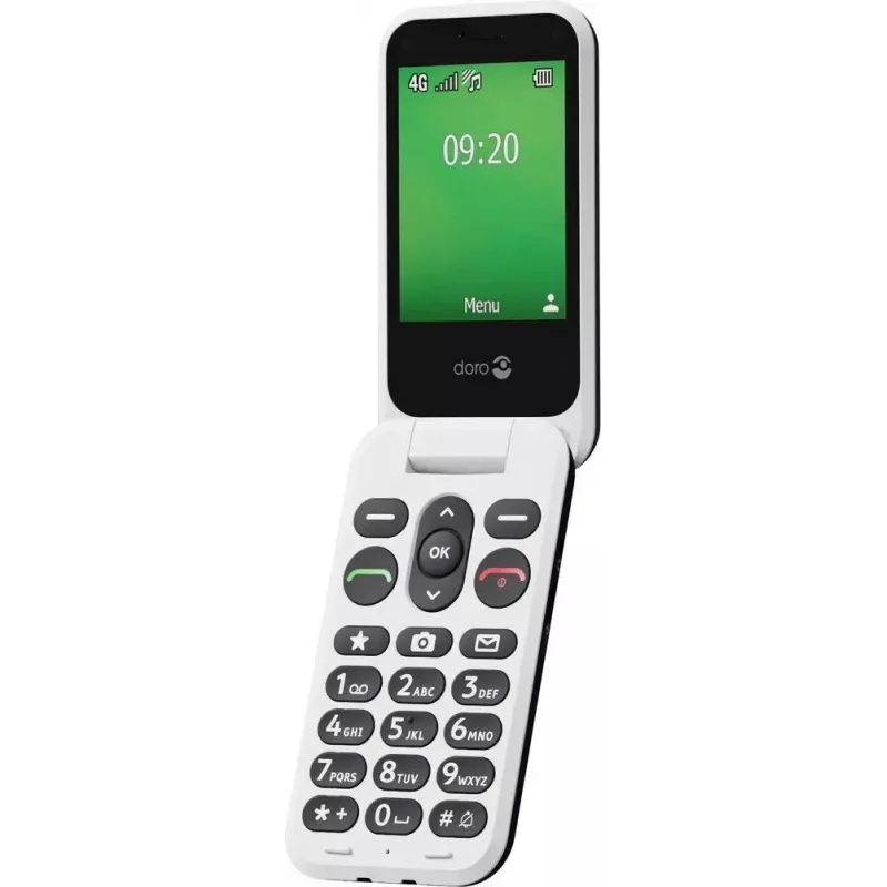 Teléfono básico Doro Leva E22 2.8 pulgadas 0,3 MP Negro Blanco