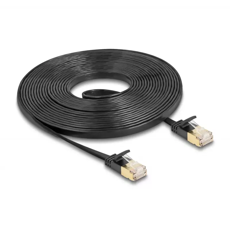 Cable de red DeLOCK RJ45 Cat.6A conector macho a conector macho U/FTP 5m negro