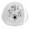 Adaptador de viaje SKROSS World to Europe — entrada universal a enchufe europeo, blanco, 64×58×47 mm