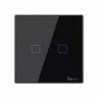 Interruptor de luz táctil Sonoff T3 EU TX WiFi RF 433 2 canales – interruptor inteligente de pared, panel táctil EU