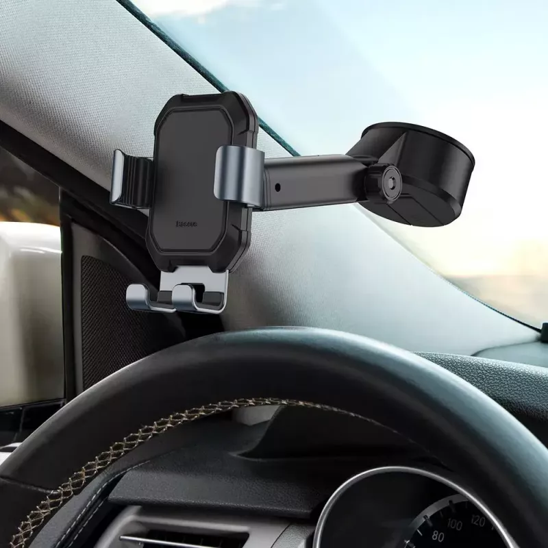 Soporte activo Baseus SUYL-TK01 para teléfono móvil smartphone negro