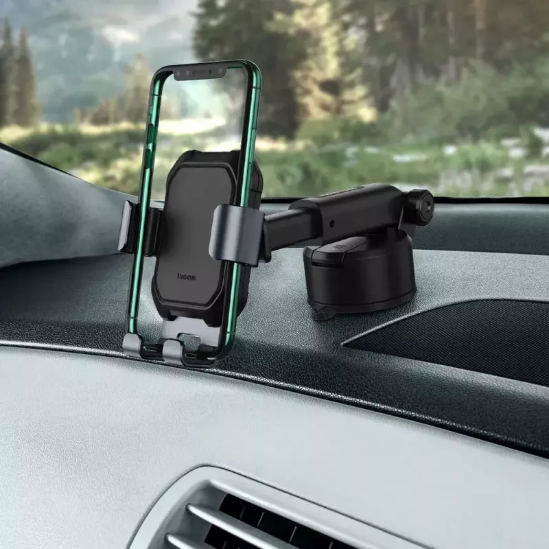 Soporte activo Baseus SUYL-TK01 para teléfono móvil smartphone negro