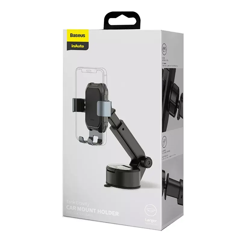Soporte activo Baseus SUYL-TK01 para teléfono móvil smartphone negro