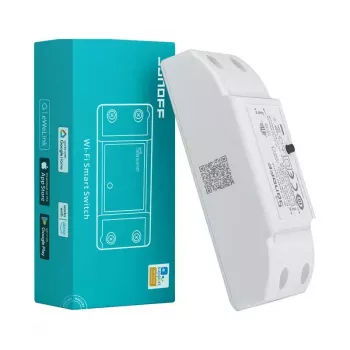 Interruptor inteligente Sonoff BASICR4 10A ESP32 — módulo de relé Wi‑Fi para domótica