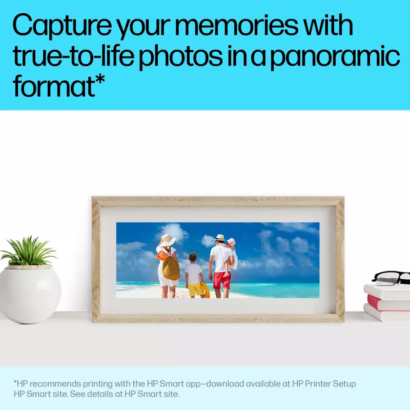 HP 49V51A Advanced papel fotográfico brillante, 4 x 12 pulgadas (102 x 305 mm), 250 g/m², 65 lb, 10,5 mil, 10 hojas