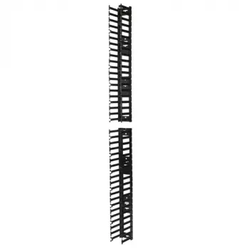 APC AR7580A NetShelter SX organizador vertical de cables, 42U, 750 mm de ancho, negro, TAA (2 uds.)