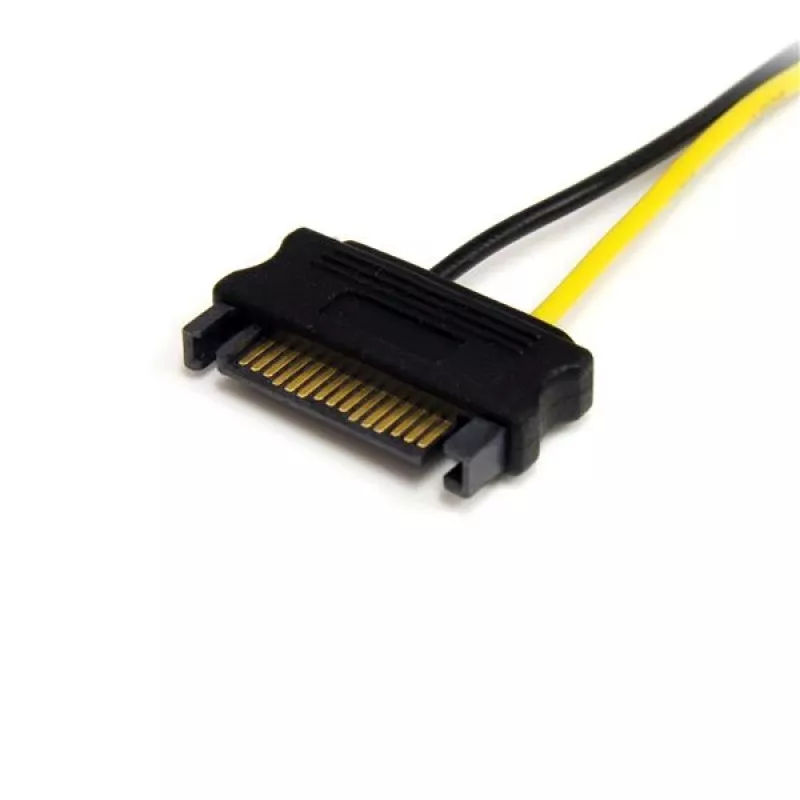 Adaptador de cable de alimentación SATA a PCI Express de 8 pines para tarjeta gráfica StarTech.com 15,2 cm