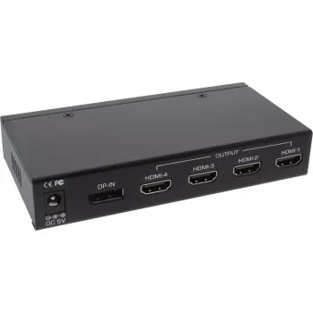 Splitter de videowall DisplayPort a HDMI 2x2 InLine 1 IN 4 OUT 4K UltraHD