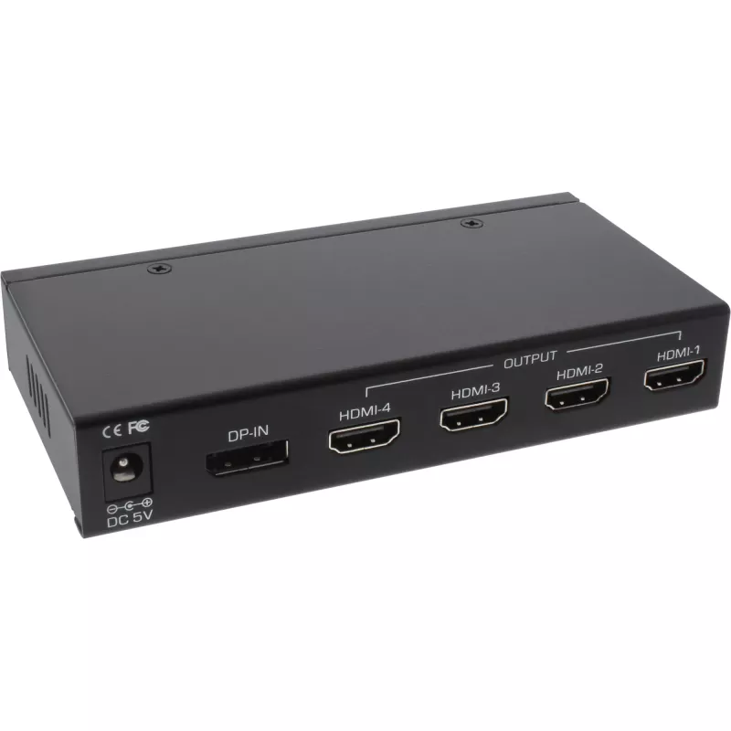 Splitter de videowall DisplayPort a HDMI 2x2 InLine 1 IN 4 OUT 4K UltraHD