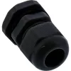 Prensaestopas InLine nylon IP68 3,5 - 6 mm negro 10 uds., neopreno, nylon, negro, 43 g, 80 mm, 120 mm, 25 mm