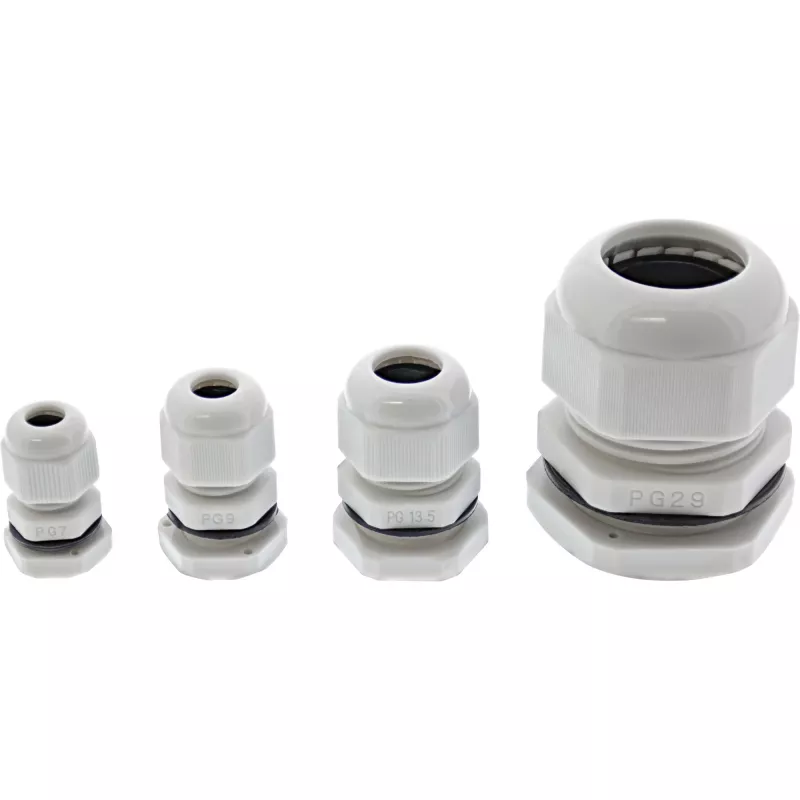 Prensaestopas InLine nylon IP68 4 - 8 mm gris 10 uds.
