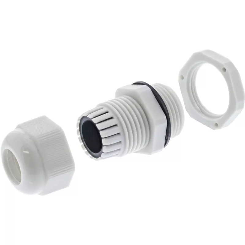 Prensaestopas InLine nylon IP68 4 - 8 mm gris 10 uds.