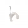 Pinza redonda para cables InLine 44020B 8 mm blanco 100 uds.