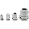 Prensaestopas InLine 6–12 mm nylon IP68 gris, pack de 10, diámetro exterior 12 mm