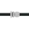 Prensaestopas InLine 6–12 mm nylon IP68 gris, pack de 10, diámetro exterior 12 mm