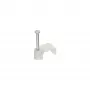 InLine pack de 100 uds. pinza cuadrada para cables 10mm blanco