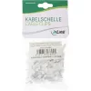 InLine pack de 100 uds. pinza cuadrada para cables 10mm blanco