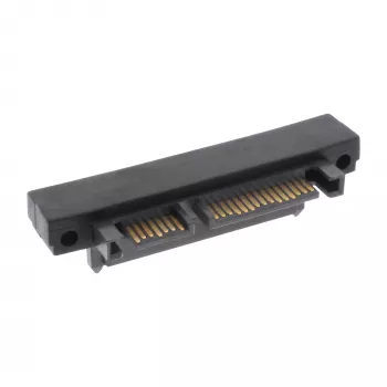 Adaptador SATA InLine, M/H, 22 pines (15+7) en ángulo descendente