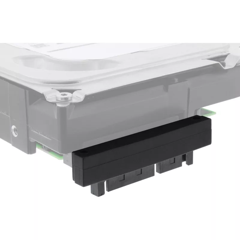 Adaptador SATA InLine, M/H, 22 pines (15+7) en ángulo descendente
