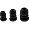 Prensaestopas InLine 44012B nylon IP68 para cable Ø6–12 mm, negro, pack de 10