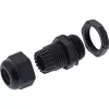 Prensaestopas InLine 44012B nylon IP68 para cable Ø6–12 mm, negro, pack de 10