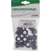 Prensaestopas InLine 44012B nylon IP68 para cable Ø6–12 mm, negro, pack de 10