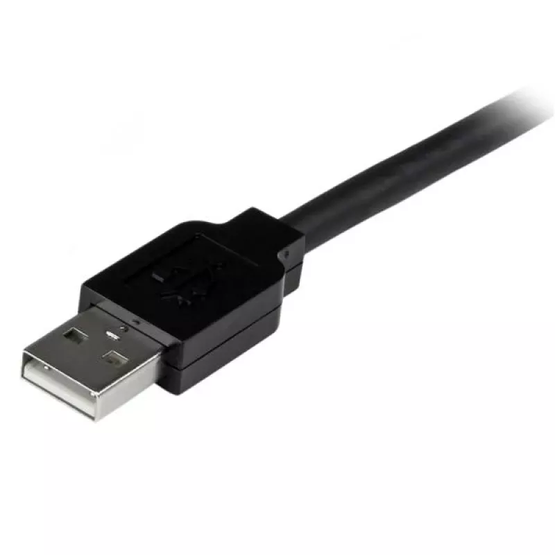 Cable de extensión activo USB 2.0 StarTech.com 10m - M/H, 10 m, USB A, USB A, USB 2.0, conector macho/hembra, negro