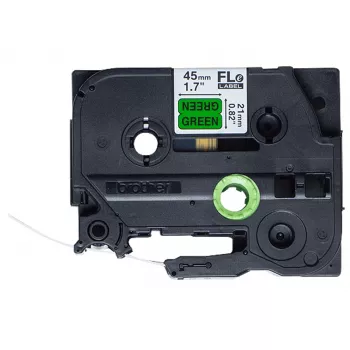 Cinta de etiquetado Brother FLE-7511 negro sobre verde
