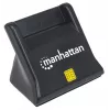 Manhattan 102025 lector de tarjetas Smart/SIM USB-A, 480 Mbps (USB 2.0), de sobremesa, vertical
