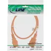 Alargador de cable de alimentación InLine, C13 / C14, naranja, 0,5 m