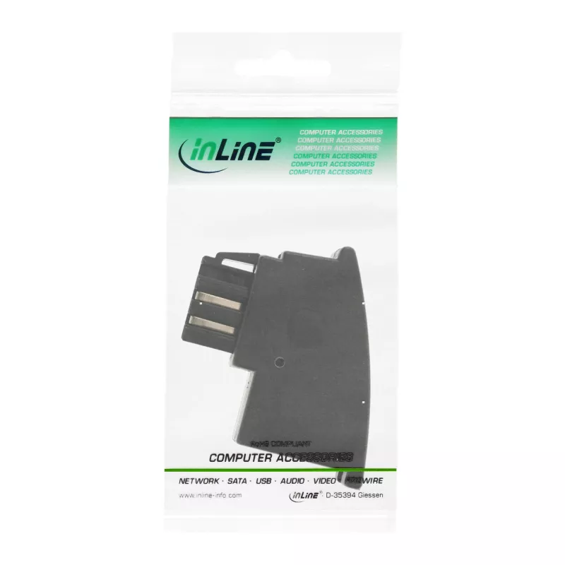 Adaptador InLine TAE-N conector macho TAE-N / conector hembra RJ11 6P4C